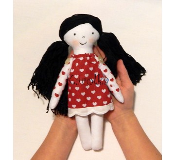 Textilná bábika Jahôdka
