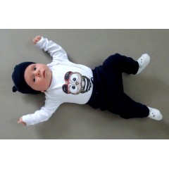 Detské bavlnené body -  OčiPuči Baby Fillipoo ♥