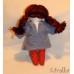Textilná bábika Agátka