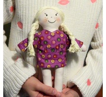 Textilná bábika Bibi